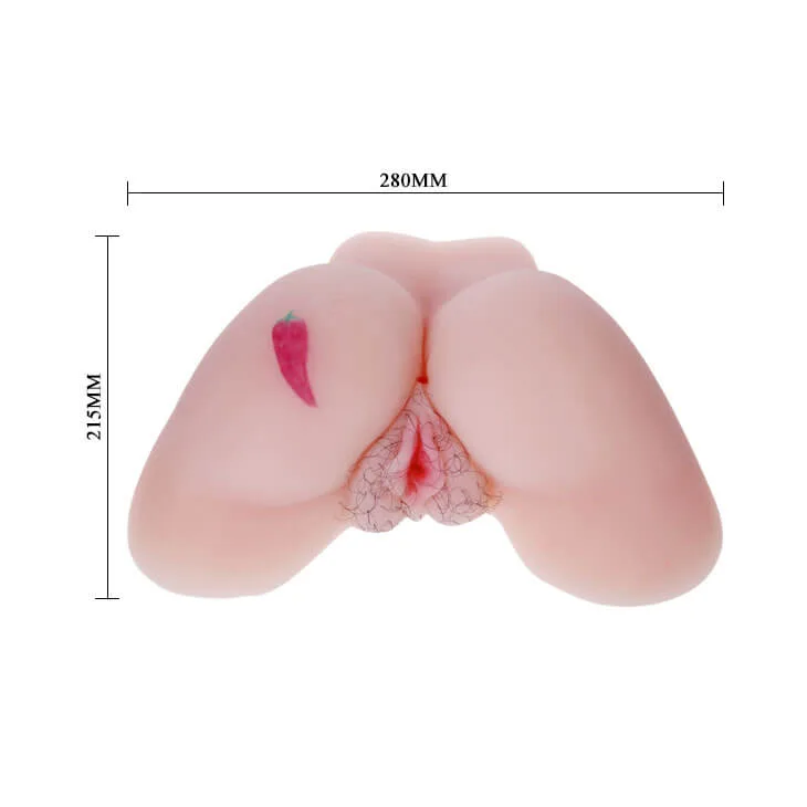DC06A Cute Silicone Half-Body Male Masturbator Buttocks Toy — Premium Material and Sensational Design