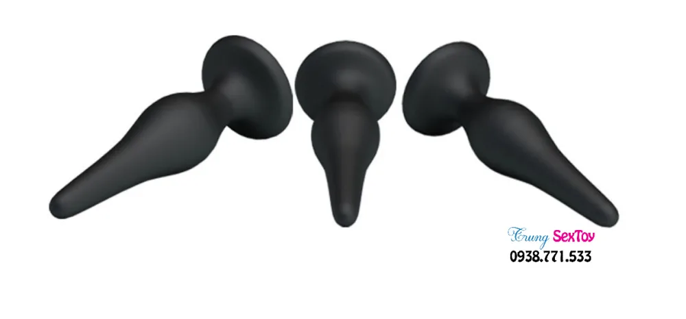 Anal Plug Set 3pcs Multi Size Couples Intimate Pleasure — Elevate Your Intimacy with Versatile Anal Plugs