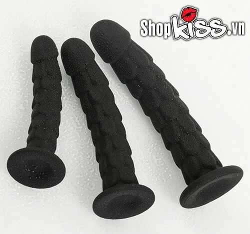 Set of 3 Silicone Fish Scale Anal Dildos Small — Exquisite Design and Superior Quality
