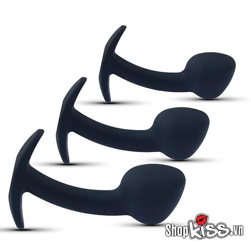 Set of 3 Soft Mushroom Anal Plugs – Prostate Massager Set — Versatile Use & Powerful Stimulation