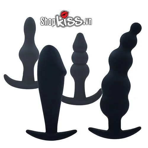 Set of 4 Flexible Anal Plugs Prostate Stimulator for Men — Detailed Product Specifications