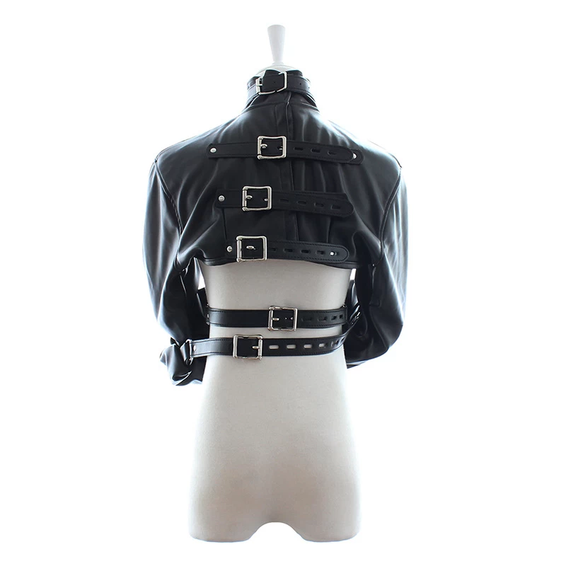 BDSM leather bondage outfit fetish wear exciting roleplay — hình 5