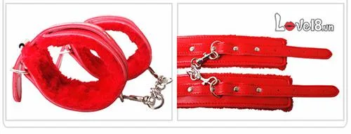 QT07 7-Piece Red BDSM Toy Set - Leather & Metal Excitement — Shop now and discover the thrill!