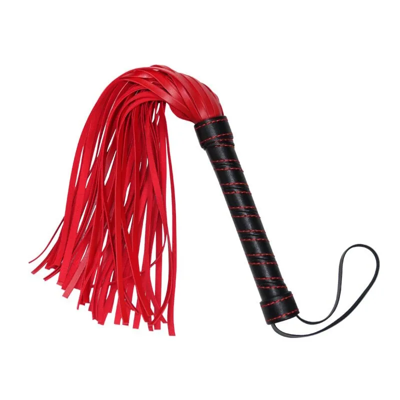10-Piece Red-Black BDSM Leather Bondage Set Couples — hình 4