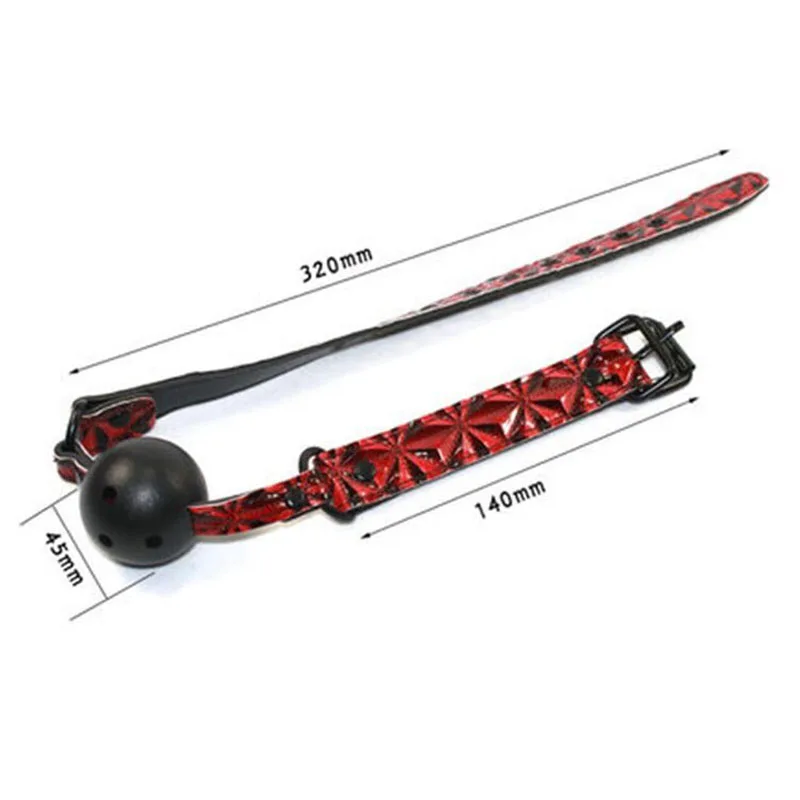 10-Piece Red-Black BDSM Leather Bondage Set Couples — hình 6