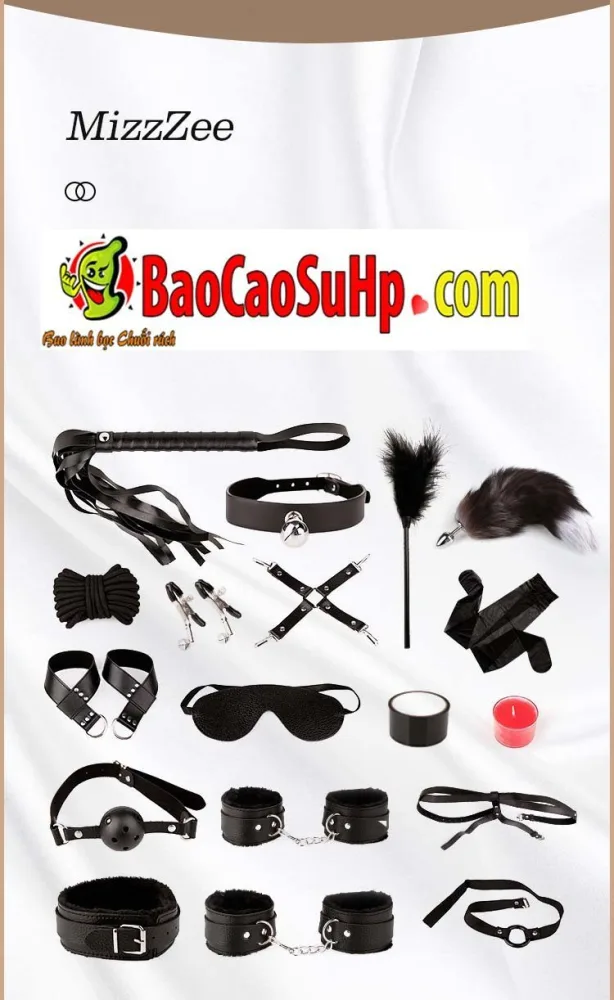 Black Premium SM 15-Piece BDSM Kit for Expert Couples — hình 3