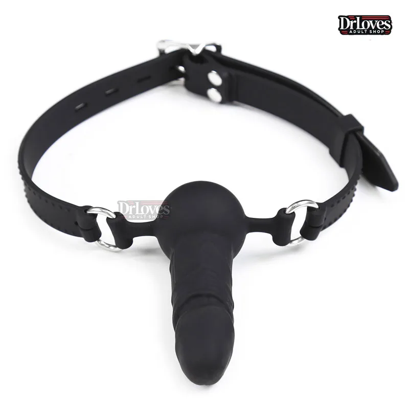 BDSM Mouth Lock with Penis Ball Bondage Pleasure for Couples — hình 2