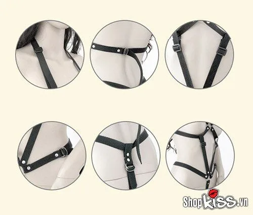 Full Body BDSM Harness Sexy Nylon Lingerie — Elevate Your Sensual Experience