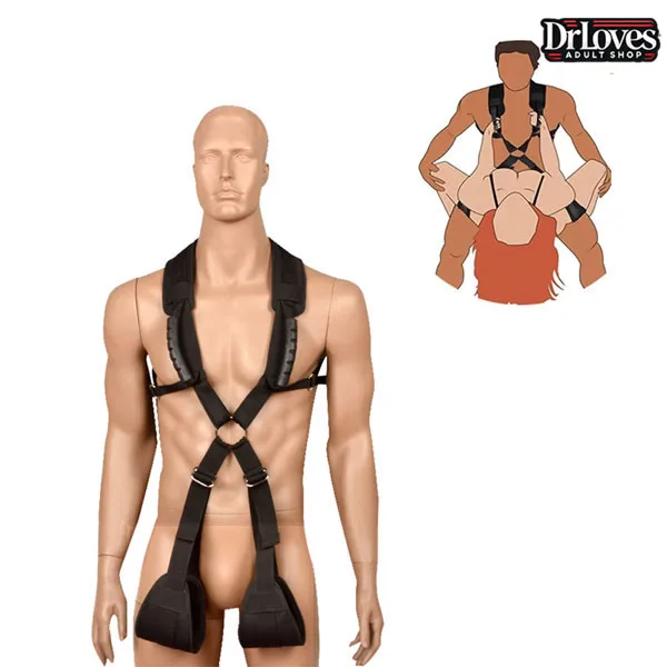 Couple Adjustable Soft Strap-On Harness for BDSM Play — Crafted for adventurous couples seeking to explore fresh