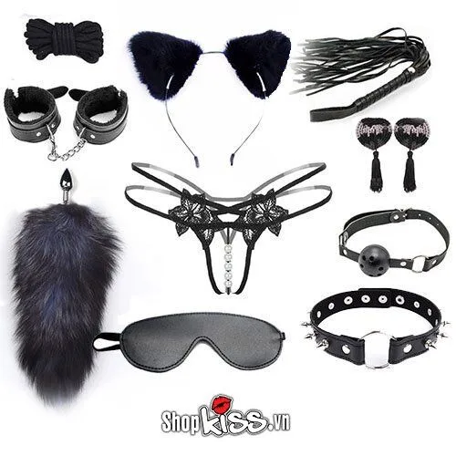 10-Piece Fox Cosplay BDSM Toy Set for Couples — Exceptional Craftsmanship and Comfort