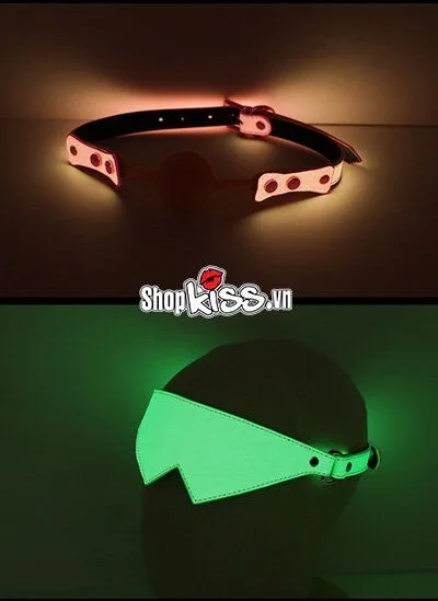 Glow 7pcs BDSM Toy Set Neon Metal PU Unique Pleasure — What's Included in the 7-Piece Glow BDSM Set?