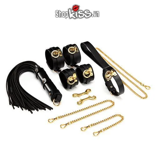 Luxury Leather BDSM Dominance Restraint Kit — Whether you're exploring new dimensions of passion or