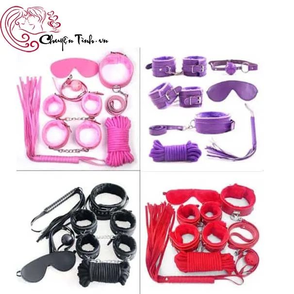 7pcs Leather BDSM Toy Set Red Black Purple Elegant — Who Is This Set For?