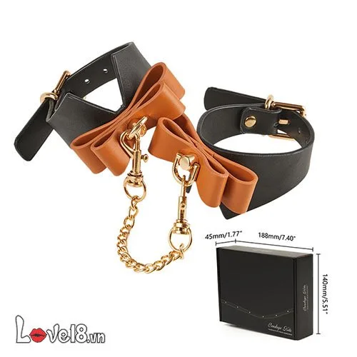 Runyu BDSM Leather Sex Slave Kit Collar Restraints Whip — Perfect for Every Couple