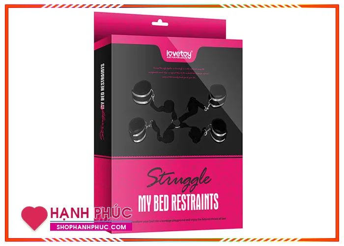 Struggle My Bed BDSM Restraints New Handcuff Set