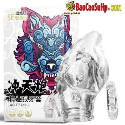 Donden Wolf Enlarging Condom Boost Male Size Pleasure — hình 3
