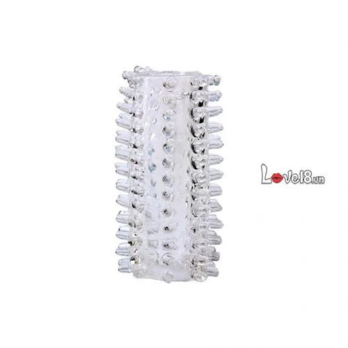 Chisa 7-Segment Transparent Girth Condom Textured Male — Innovative Seven-Segment Structure with Varied Textures