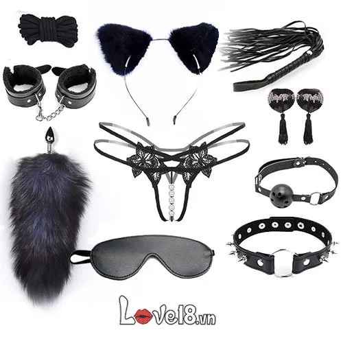 Fox Cosplay BDSM Kit 10pcs Cute Restraint Lingerie Fetish — Premium Features and Composition