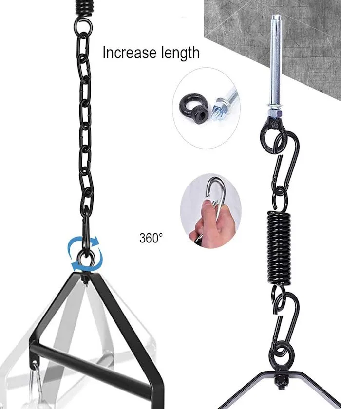 Hanging Sex Swing Durable Metal Soft Padding — hình 7