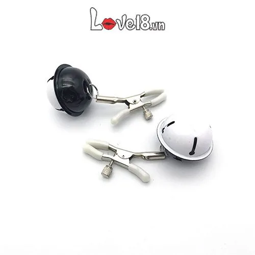 BDSM Nipple Clamp with Bell Intense Sensation Play — Unique Bell Accent Adds Playful Seduction