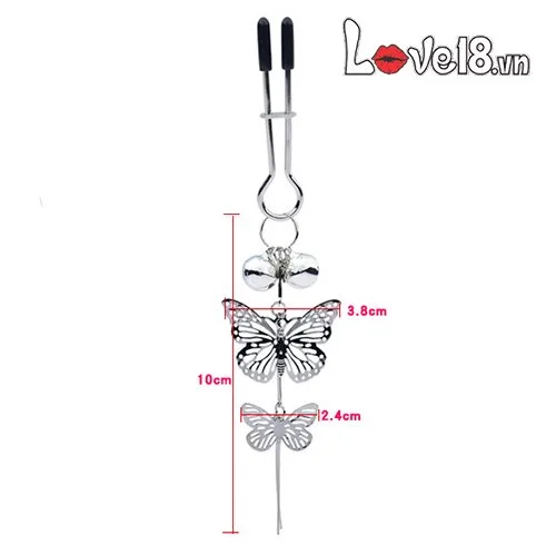 Butterfly Nipple Clamps BDSM Sexy Metal Comfort Fit — Detailed Specifications For Your Assurance