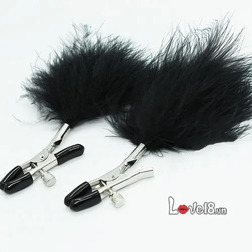 Feather Nipple Clamps Genuine Metal Sensual Stimulating — Sensual Benefits and Versatile Use