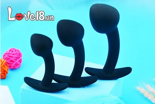 Three-Piece Men’s Anal Plug Set Silicone — Sized for Perfect Comfort and Versatility