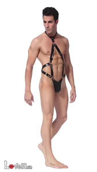 Sexy Black Thong Lingerie Leather Strap Erotic Wear Freesize — Premium Materials & Design Details
