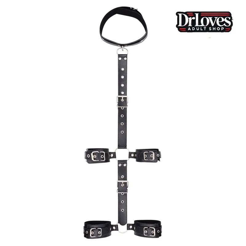 Premium SM Handcuffs and Anklets Set BDSM Restraints Kit — hình 3