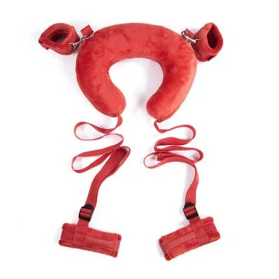 Soft Cotton Bondage Set Hand and Neck Restraints — Imagine your partner willingly surrendering to the
