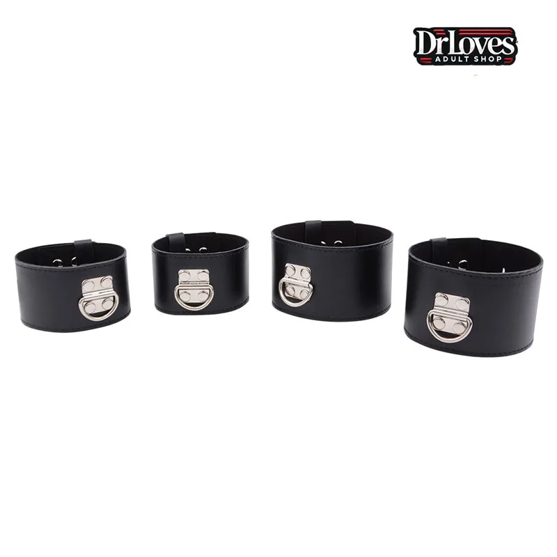 OEM BDSM Hand Foot Restraint Set With Locks Leather Soft — hình 5