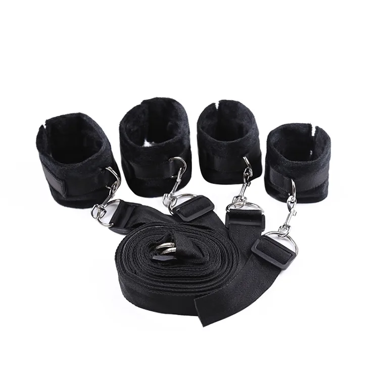 Soft Stretchy Bondage Restraint Handcuffs Set — hình 3