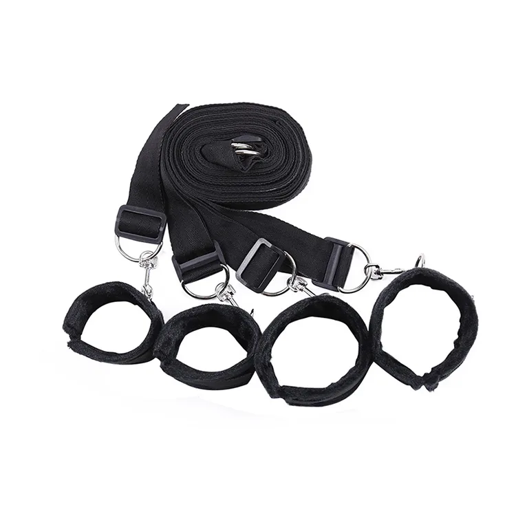 Soft Stretchy Bondage Restraint Handcuffs Set — hình 2