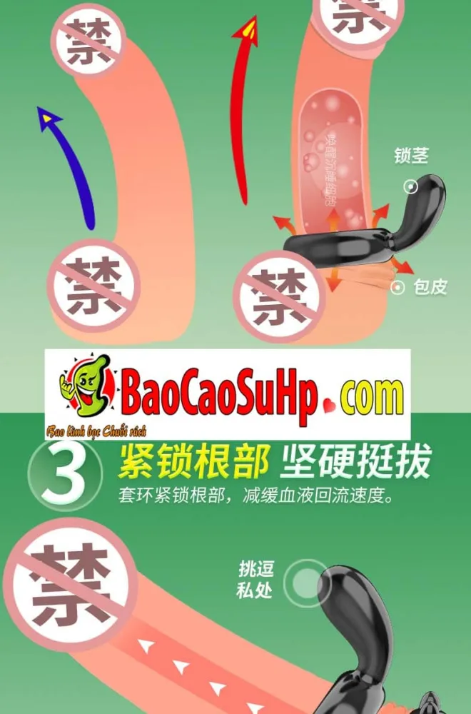 Cristan Muloc Flesh Color Penis Ring Set Enhance Size and — hình 4
