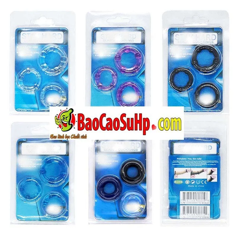 TRUST ME Durable Soft Penis Rings Set of 3 — hình 7