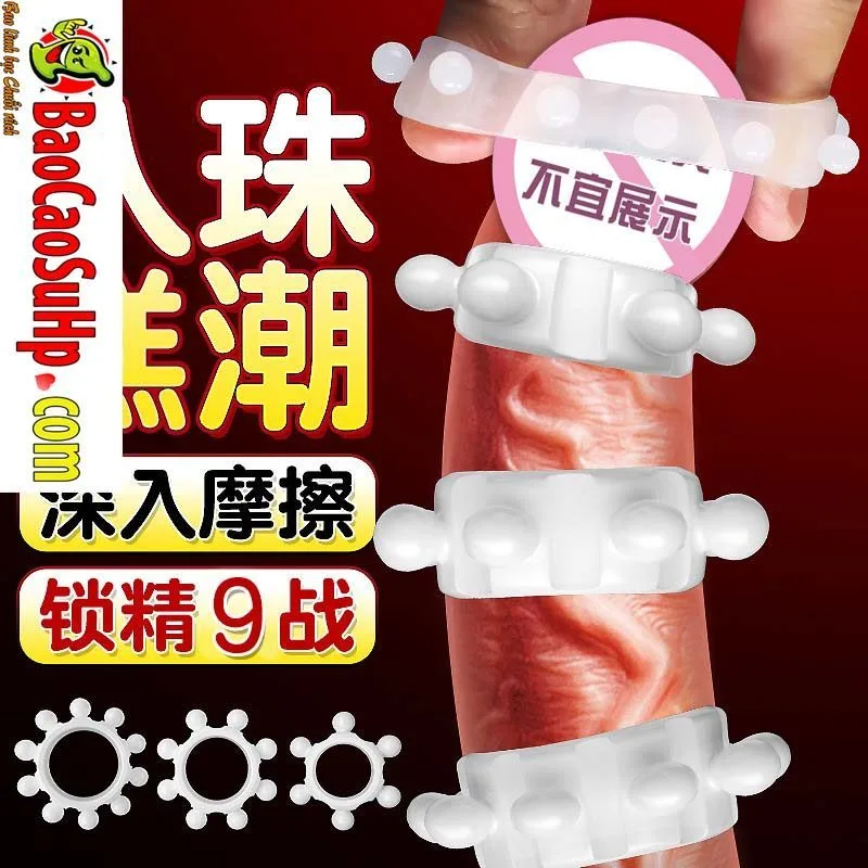 USA Puppy Steel Ball Penis Cock Ring Set Enhance Sex — hình 5