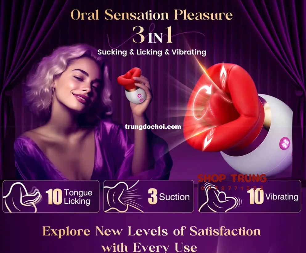 Rose Nipple Licker Vibrating USB Silicone — Versatile 3-in-1 Pleasure Modes