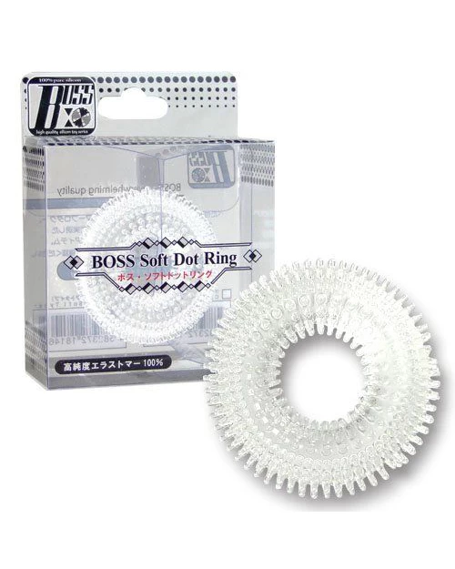 Boss Soft Dot Ring Japanese Premium Penis Ring — Two Exciting Types to Choose From