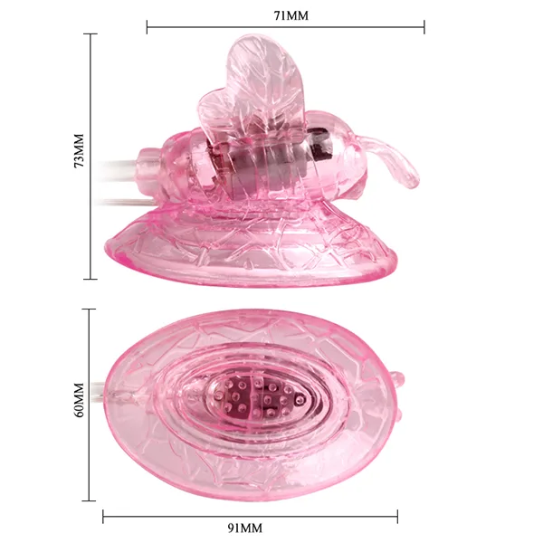 Butterfly Clitoral Pump Silicone G-Spot Massager Quiet — hình 5