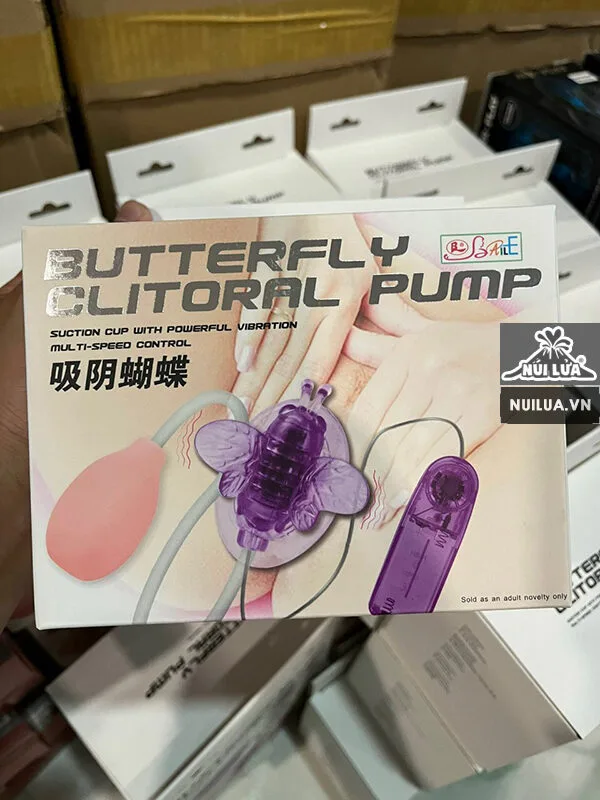 Butterfly Clitoral Pump Silicone G-Spot Massager Quiet — hình 8