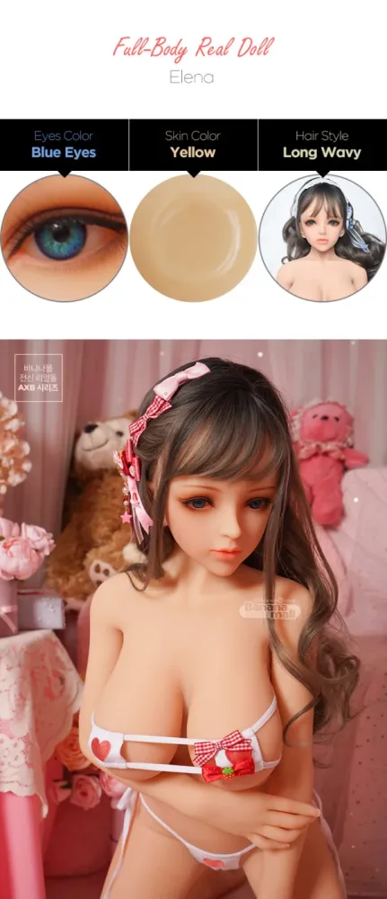Elena 140cm Premium Silicone Realistic Sex Doll With Steel — hình 3