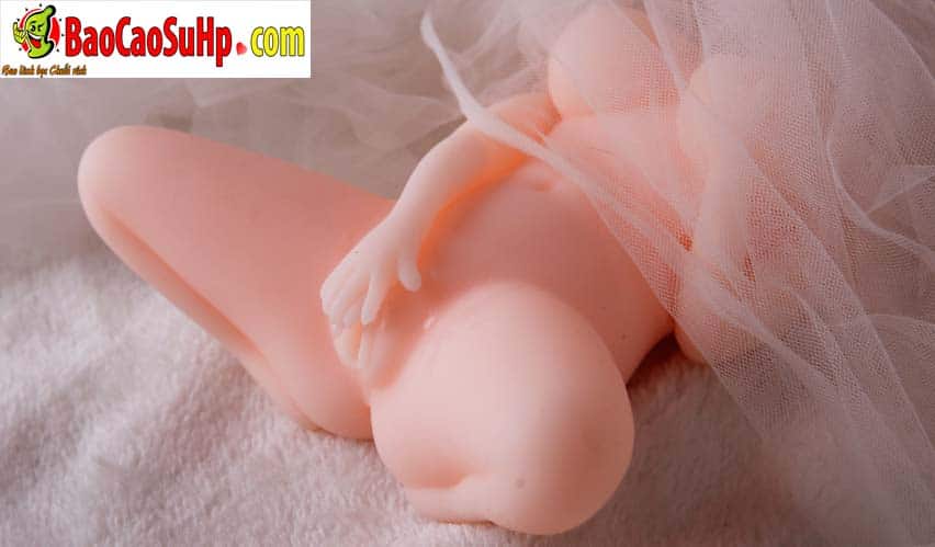 Mini peaches Lady soft hand-held semi body sex doll — hình 10