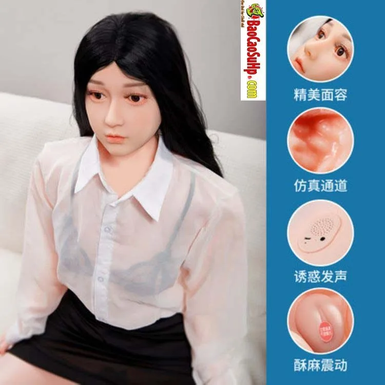 Xavia Premium Silicone Inflatable Sex Doll Head — hình 3