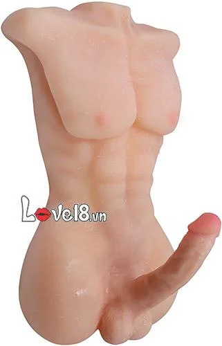 Silicone Male Torso Realistic Muscular Man Half-Body Doll — Exceptional Realism and Premium Materials