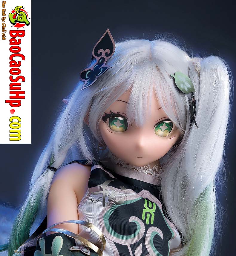 Anime BJD Grass God Silicone Head Sex Doll Handmade — hình 10