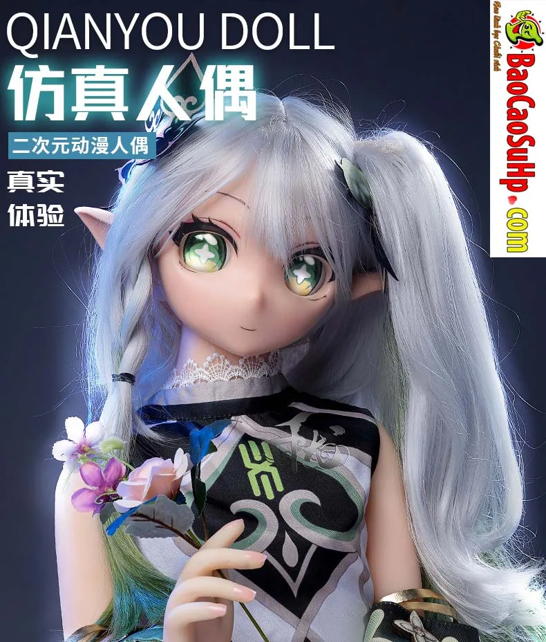 Anime BJD Grass God Silicone Head Sex Doll Handmade — Immersive Experience with Value-Added Extras