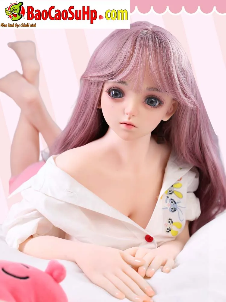 Masato Pink Hair Anime Loli Realistic Sex Doll 110cm — hình 3