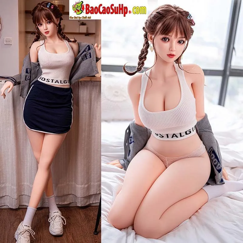 Anime Silicone Breast Love Doll 1.5m Colorful Manga Style — hình 4