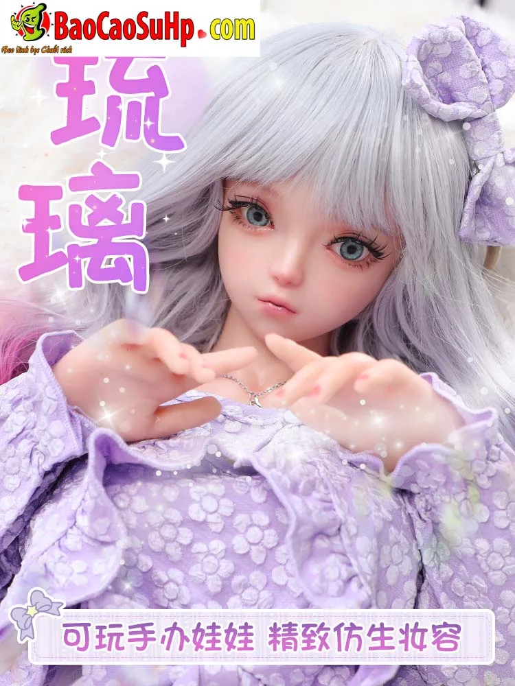 Anime Style Nhã Lâm 80cm Purple Dress Full Body Sex Doll — Premium Craftsmanship and Realistic Details