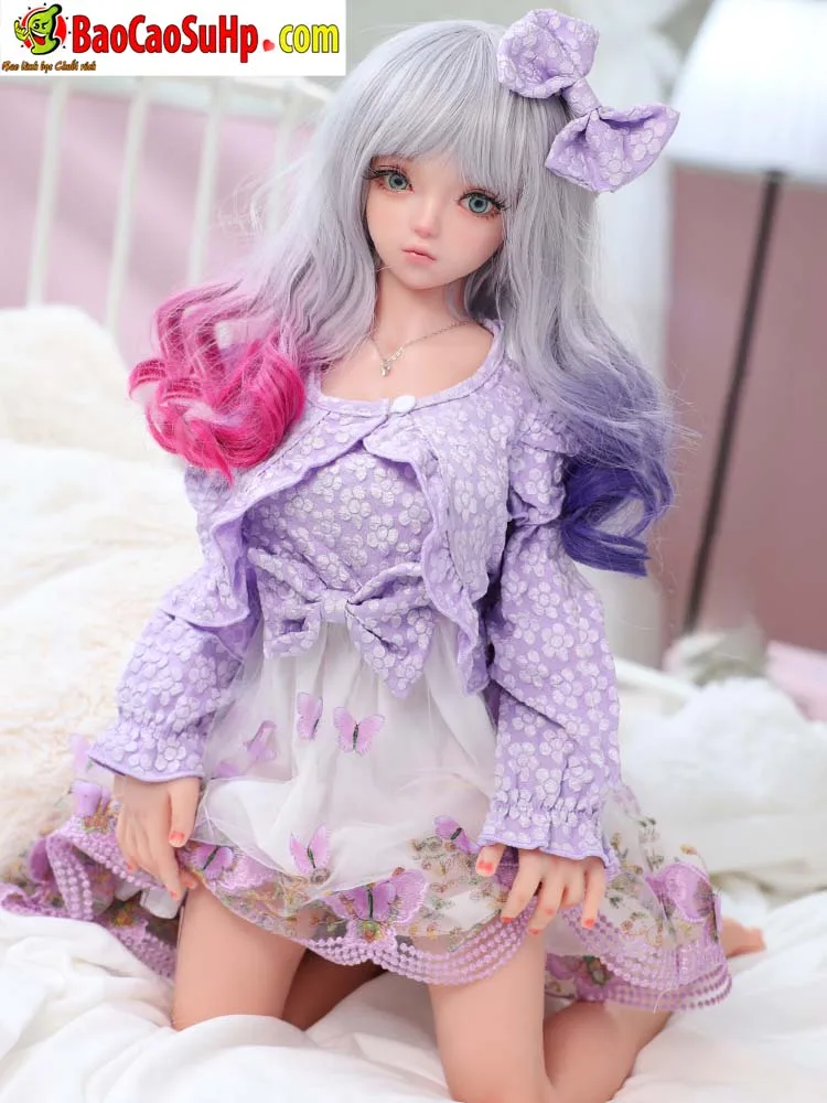 Anime Style Nhã Lâm 80cm Purple Dress Full Body Sex Doll — hình 4